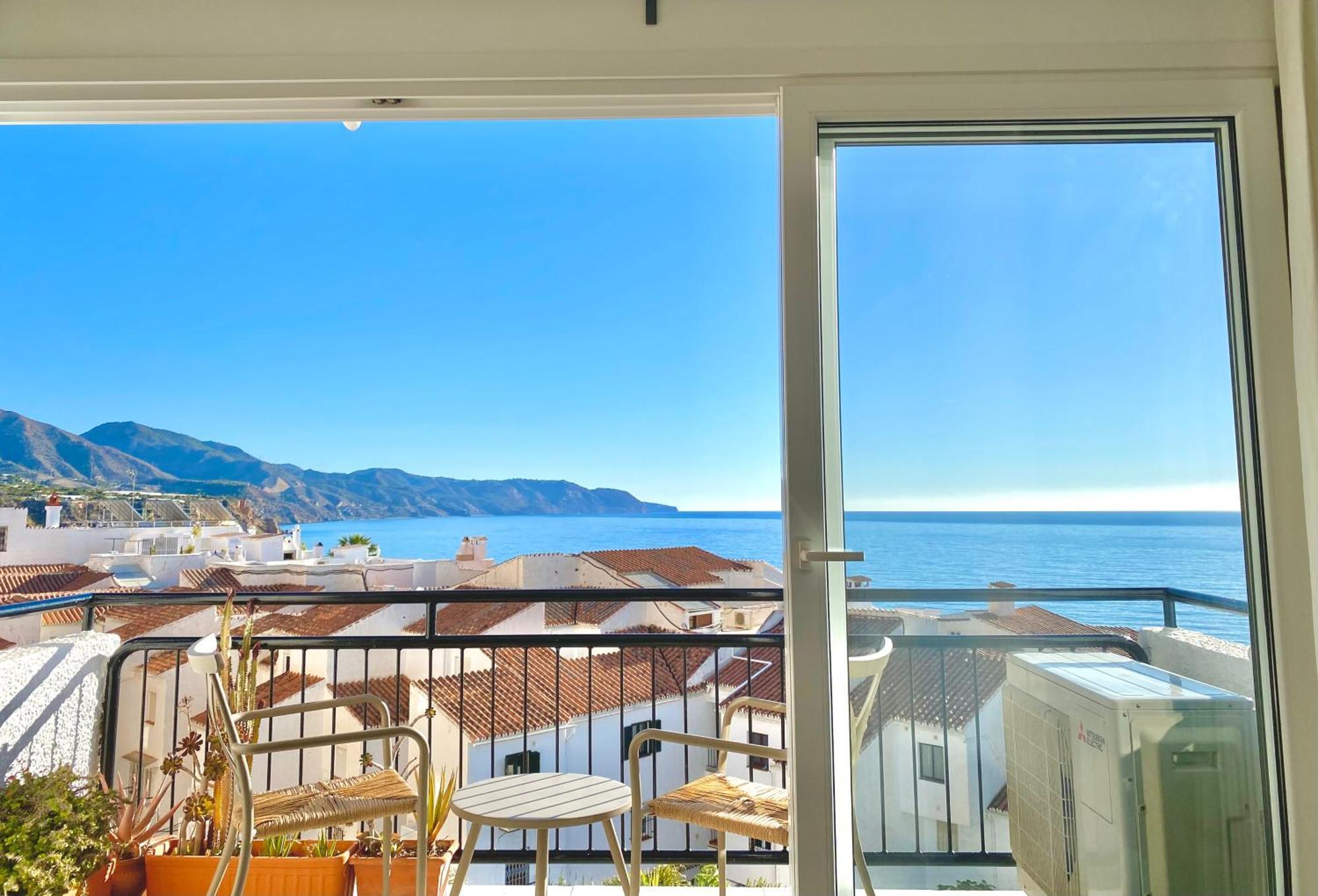 Modern Apartment Stunning Sea Views And Pool Nerja Exteriér fotografie