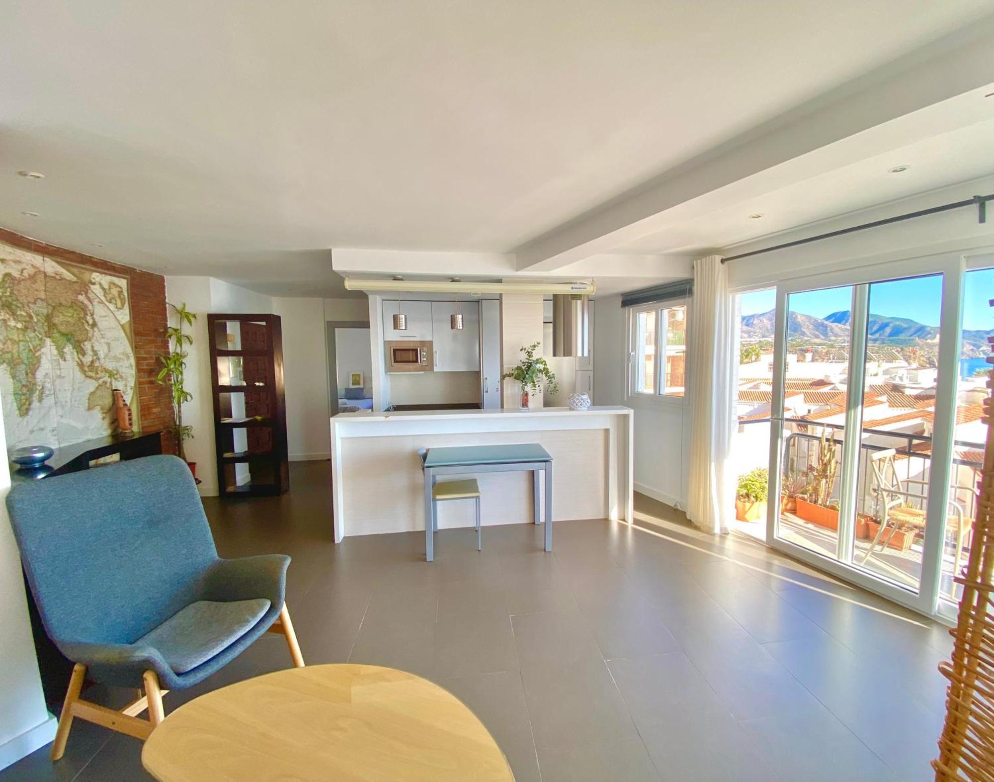 Modern Apartment Stunning Sea Views And Pool Nerja Exteriér fotografie
