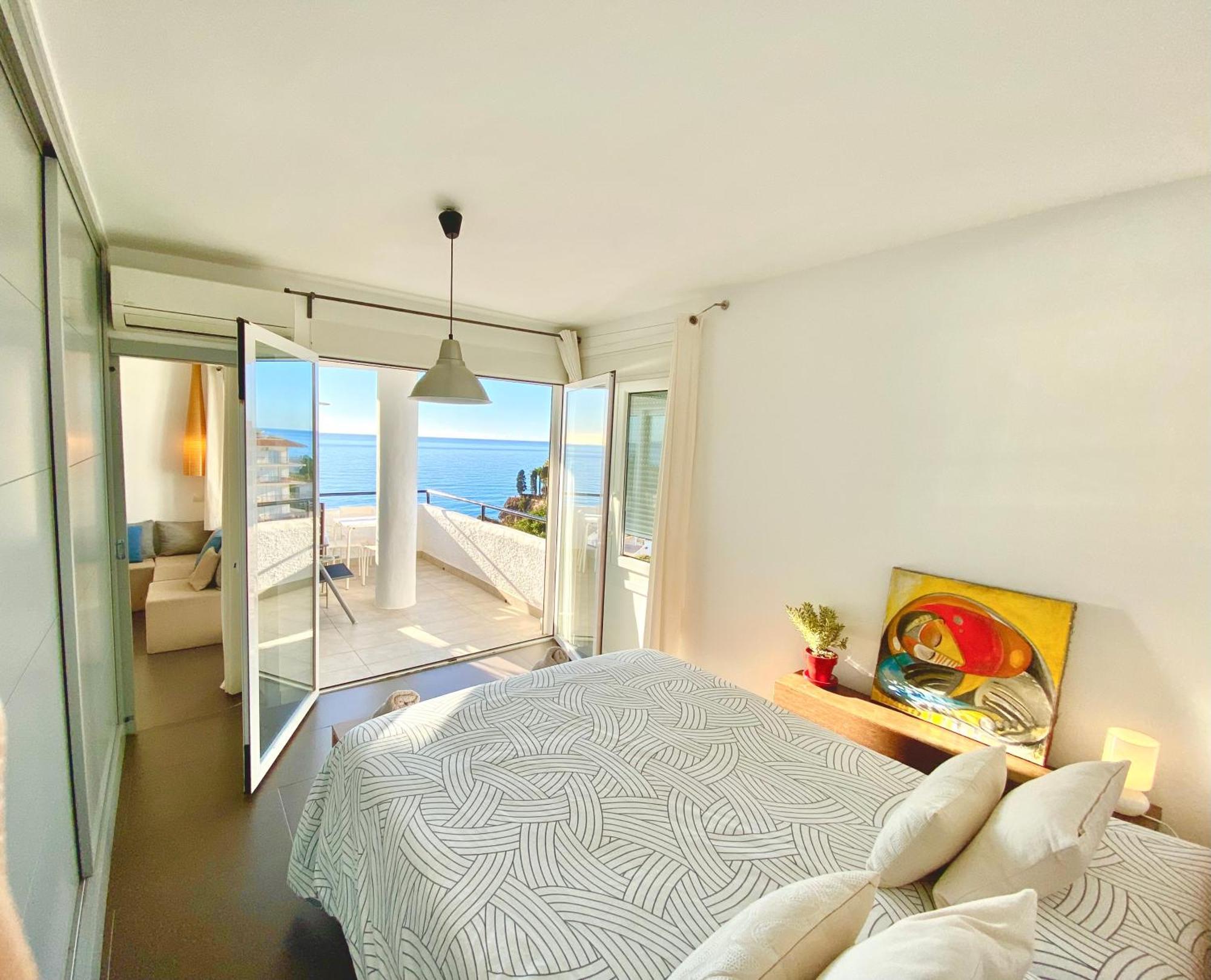 Modern Apartment Stunning Sea Views And Pool Nerja Exteriér fotografie