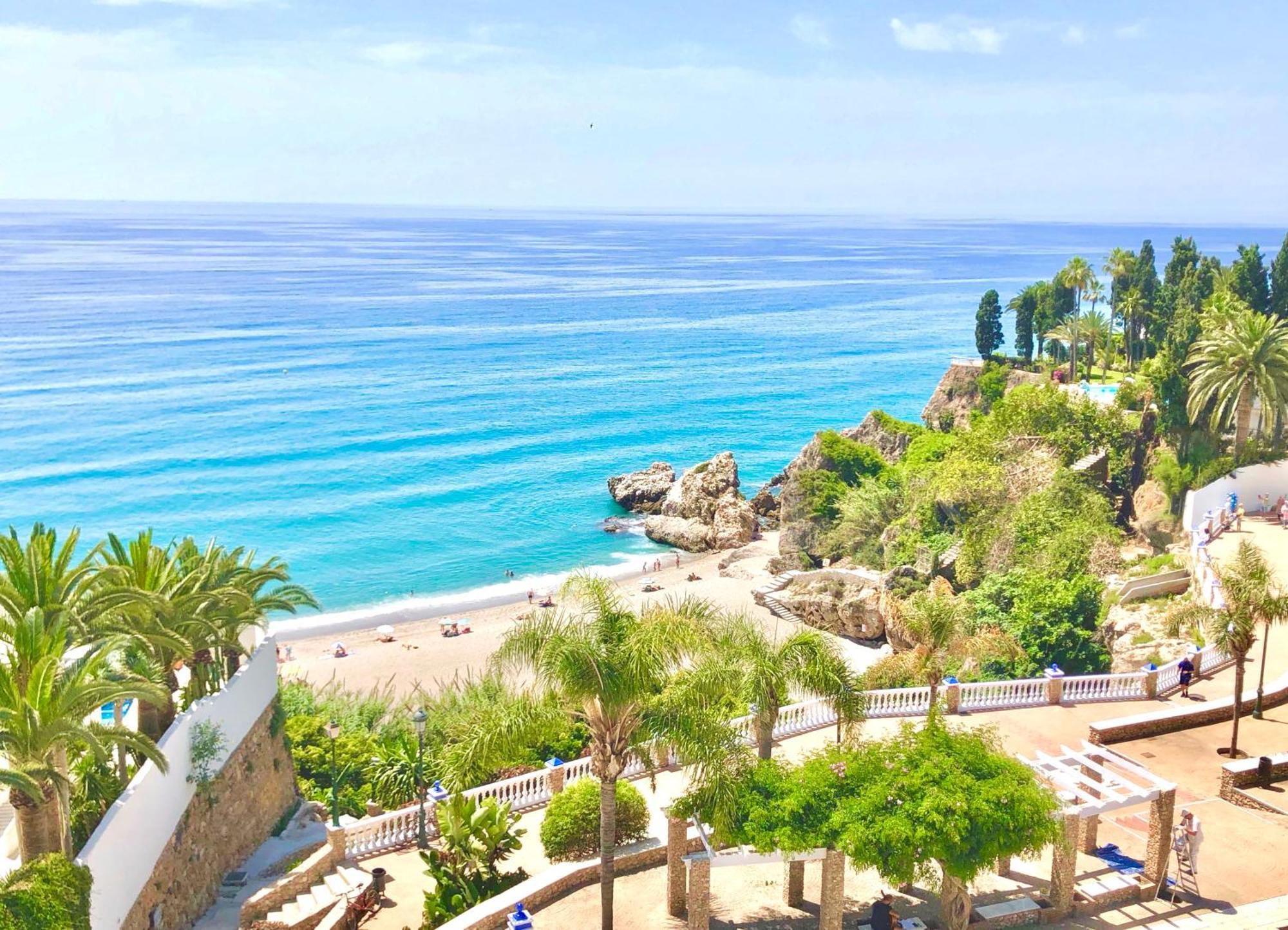 Modern Apartment Stunning Sea Views And Pool Nerja Exteriér fotografie
